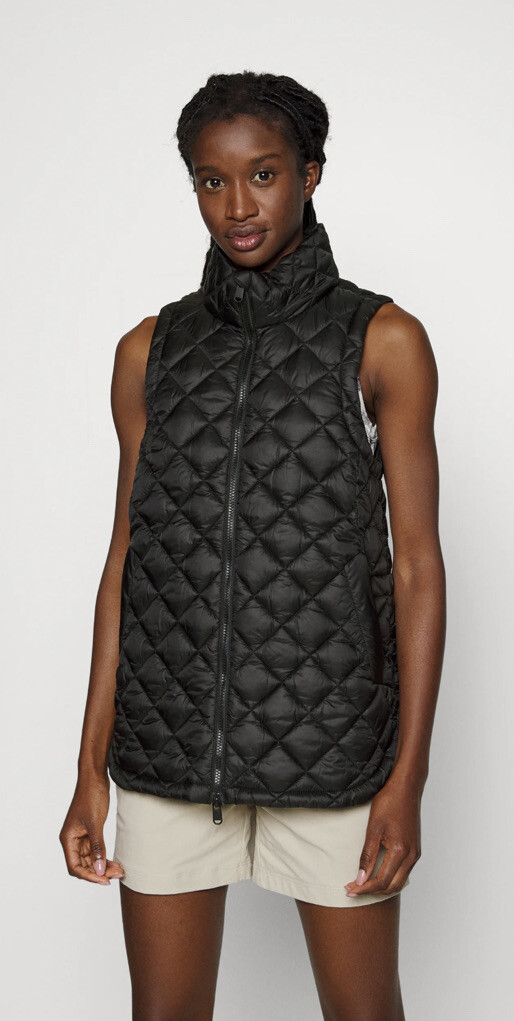 Athleta Whisper Featherless Full Zip Quilted Vest Jacket Size Large