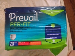 Prevail Per-Fit Daily Underwear Size Medium, 20 in pack. 