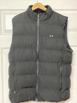 BK&MF  Heated Body Warmer Vest Black XL  for Men, Women
