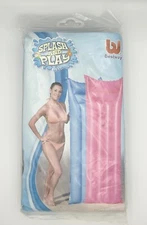 Bestway Splash & Play 72"x 27" Pool Air Mattress Float Pink- New!