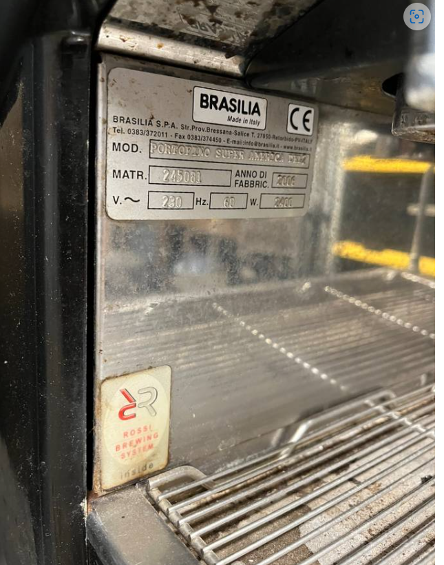 Used Commercial Espresso Machine Black / Brasilia / Two Spout eBay