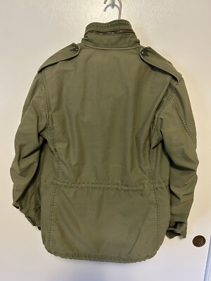 M-65 Cold Weather Field Coat Jacket W Hood Small See Measurements
