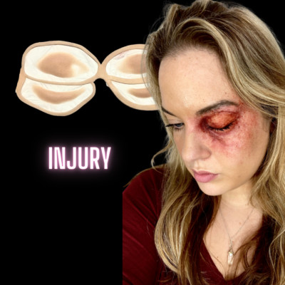 The Swollen Eyes | Silikonprothese | Black Eye SFX Make Up