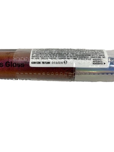 Almay Goddess Lip Gloss #700 FLAME Non-Stick Holographic NEW - Picture 6 of 6
