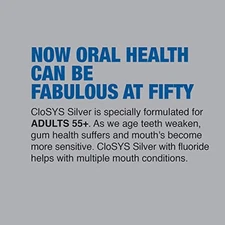 Silver Fluoride Toothpaste for Adults 55+, 3.4 Ounce (Pack of 2), Gentle Mint...