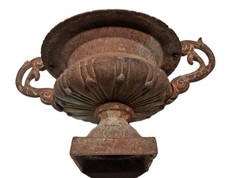 Französische Amphore Gusseisen Vase Pflanzgefäß Garten Deko Landhaus Balkon Topf