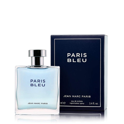 Jean Marc Paris Paris Bleu Homme Eau De Toilette Spray, 3.4 Fl. Oz., Blue, Men'S