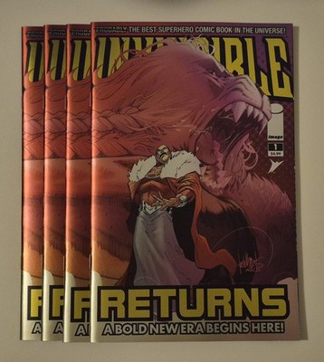 INVINCIBLE RETURNS #1 TODD BEATS MATTE FOIL EXCLUSIVE NM+ OB IMO SEE PICS!