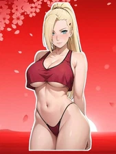 Anime Waifu Naruto Ino Yamanaka 6" Vinyl Sticker