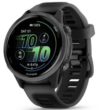 Garmin Forerunner 570 GPS 42mm SmartWatch AMOLED BLACK 010-02970-00 *EXCELLENT*