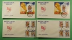 DR WHO 1990 BRITISH VIRGIN ISLANDS 4 FDC SOCCER SPORTS COMBO S/S $2 R65736
