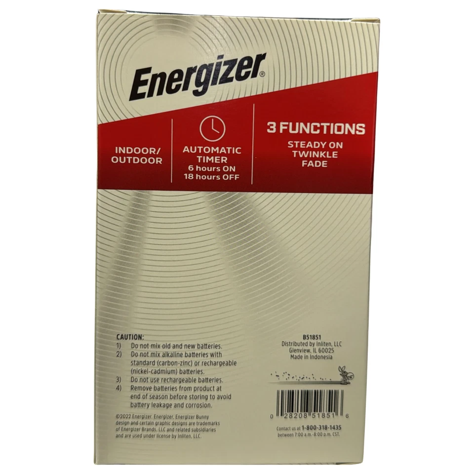 Energizer Microdot Christmas Holiday Lighting - 100 LED Microdots - Warm White - Image 2 of 3