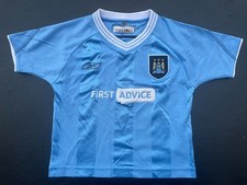 Vintage Manchester City Reebok 2003 Home Football Jersey INFANT SIZE 2/3 YEARS