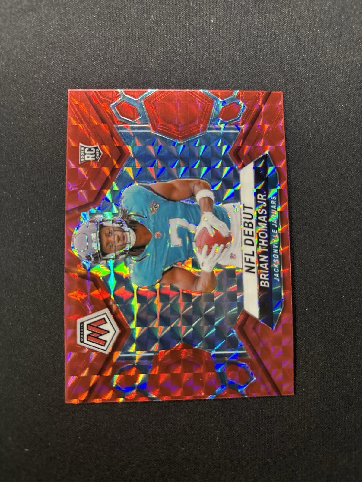 2024 Mosaic NFL Debut Red Mosaic Brian Thomas Jr. #282 Jaguars RC