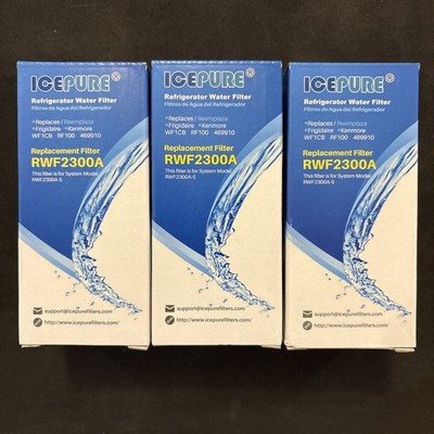 (3 PACK) RWF2300A Refrigerator Water Filter WFCB, WF1CB, RG100, NGRG2000, WF284