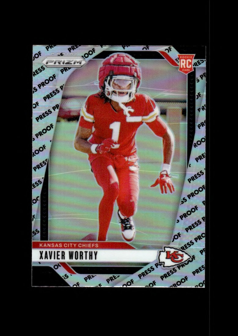 2024 Prizm: #399 Xavier Worthy Press Proof Ref RC NM-MT OR BETTER