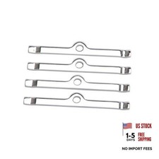 4404 Chrome Valve Cover Hold-Down Tabs - Pack of 4