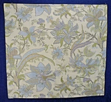 Pottery Barn Brigette Jacobean 100% Cotton Euro Sham 30x28" Not Quilted