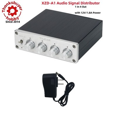 XZD-A1 Audio Signal Distributor Audio Distributor 1 Input 4 Output w/12V Power *