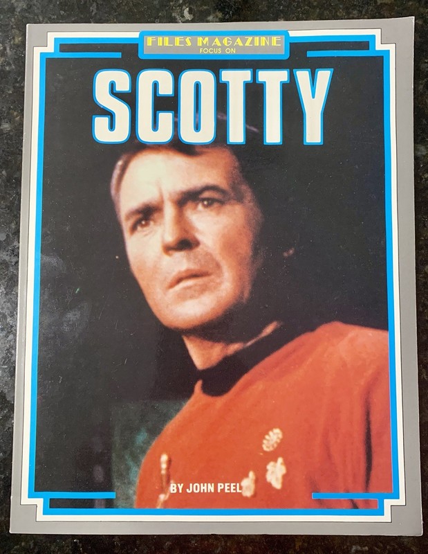 🖖🏼 FILES Magazine Focus On SCOTTY Star Trek 1987 James Doohan SIGNED/AUTOGRAPH