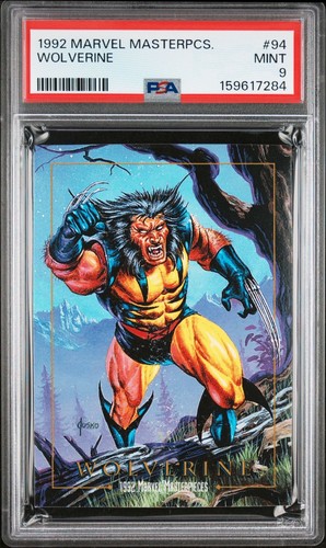 1992 Marvel Masterpieces - Wolverine - PSA 9