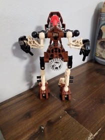 LEGO BIONICLE: Pohatu (8531) Complete With Instructions, Canister, & Inserts 