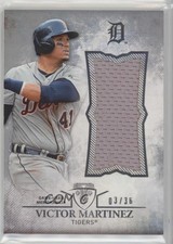 2015 Topps Triple Threads Unity Single Jumbo Relics 3/36 Victor Martinez 4l8