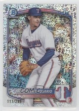 2025 Bowman Chrome Prospects Speckle Refractor 117/299 Alejandro Rosario 4k8