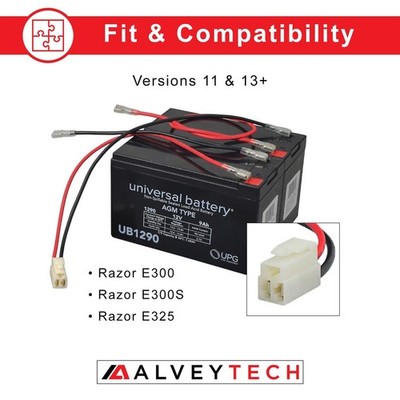 Premium 24 Volt 9 Ah Battery Pack for E300 & E325 Scooter
