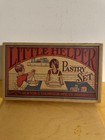 Primitve Child Kitchen Pastry Set 1920s in  Box Baking Tools wood little helper  — photo 8