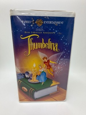 Thumbelina VHS 1994 Animated Musical Don Bluth Warner Bros. Family Film