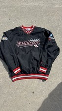 Vintage Dale Earnhardt NASCAR Windbreaker Jacket Chase Mens M Black Red