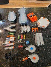 Large Hexbug Lot With 6 Nanos, Lots Of Building Pieces Accessories