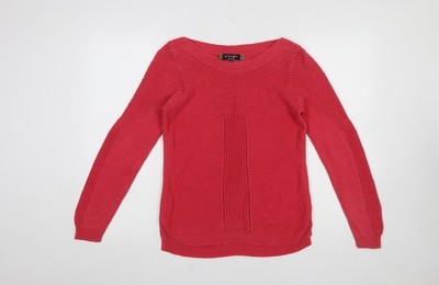 Principles by Ben de Lisi Damen rosa Größe 12 Strickpullover mit U-Boot-Ausschnitt
