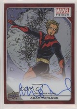 2023 Marvel Platinum Red Rainbow Artist Adam Warlock Mike Allred #99 Auto 09q5