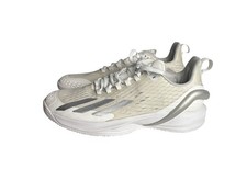 Adidas Adizero Cybersonic Tennis Shoes White Cream Silver Woman  s Sz 8.5 NWOB