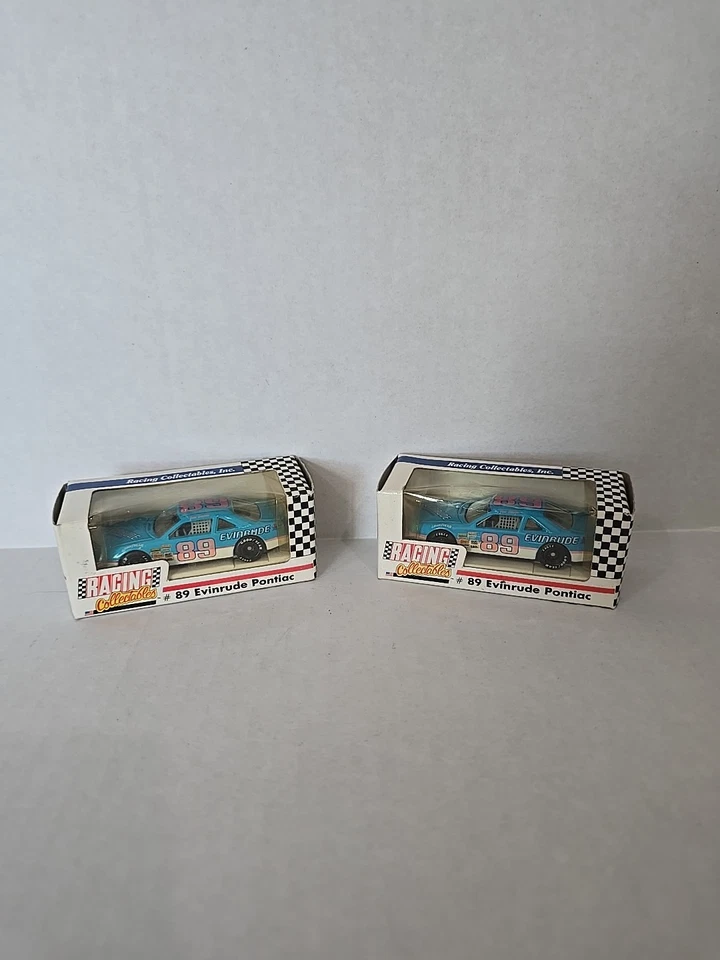 Juego de 2 coches diecast Revell 1:64 NASCAR #89 Jim Sauter Evinrude Pontiac (1991) Foto 3 de 4