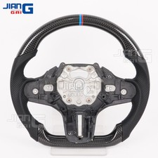 Carbon Fiber Steering Wheel Fit Bmw G30 G14 G11 G05 X3m X4m X5m M5 M8 With Heat