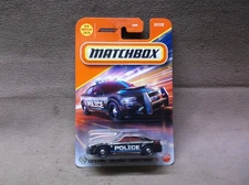 MATCHBOX 2025 #37 BLACK 2023 DODGE CHARGER PURSUIT POLICE EMERGENCY VEHICLE