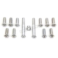 V-Twin Manufacturing Cadmium Transmission Top Cover Screw Kit - 9613-13