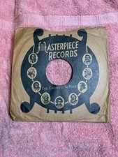 S75 - MASTERPIECE Record Sleeve Only 78 Rpm 10 Inch USA 1936 Song Lists AS IS