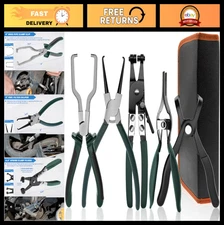 5Pcs Fuel Line Disconnect Tool Set, Hose Remover & Pipe Clamp Pliers for Auto Re