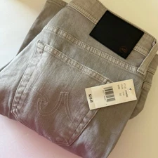 AG Adriano Goldschmied Everett Denim Pants Men's Size 32R x 34 Gray Slim Fit NWT