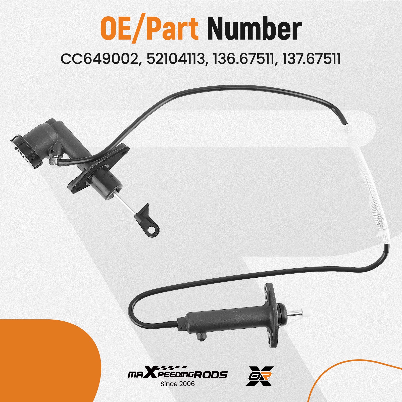 Clutch Master & Slave Cylinders for Jeep Wrangler 2-Door 1994-1995 52104113 thumbnail 11