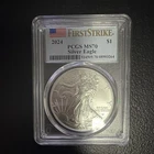 U.S. Mint 2024 American Silver Eagle $1 PCGS MS70 First Strike 1 oz .999