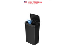 Mainstays Kitchen Automatic Trash Can, 13.2 Gallon Plastic Motion Sensor Garbage