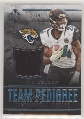 2017 Panini Majestic Team Pedigree Materials 21/99 TJ Yeldon #JJ-TJ 0c2