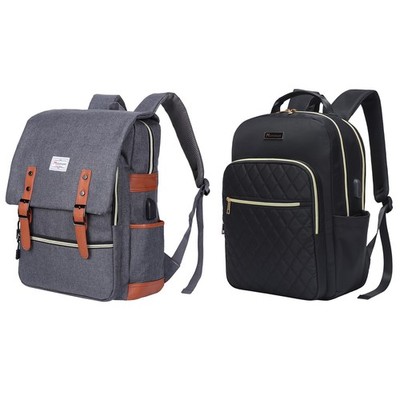 Modoker 15.6 Inch Laptop Backpack Quilted Work Backpack for Women Bookbag Tea...