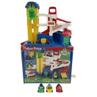 Fisher Price 1995 Vintage Complete in Box LITTLE PEOPLE GARAGE Parking Playset