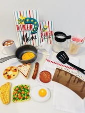 Melissa Doug Star Diner Restaurant 21 Pc Pretend Food Play Set w/ Menu Check